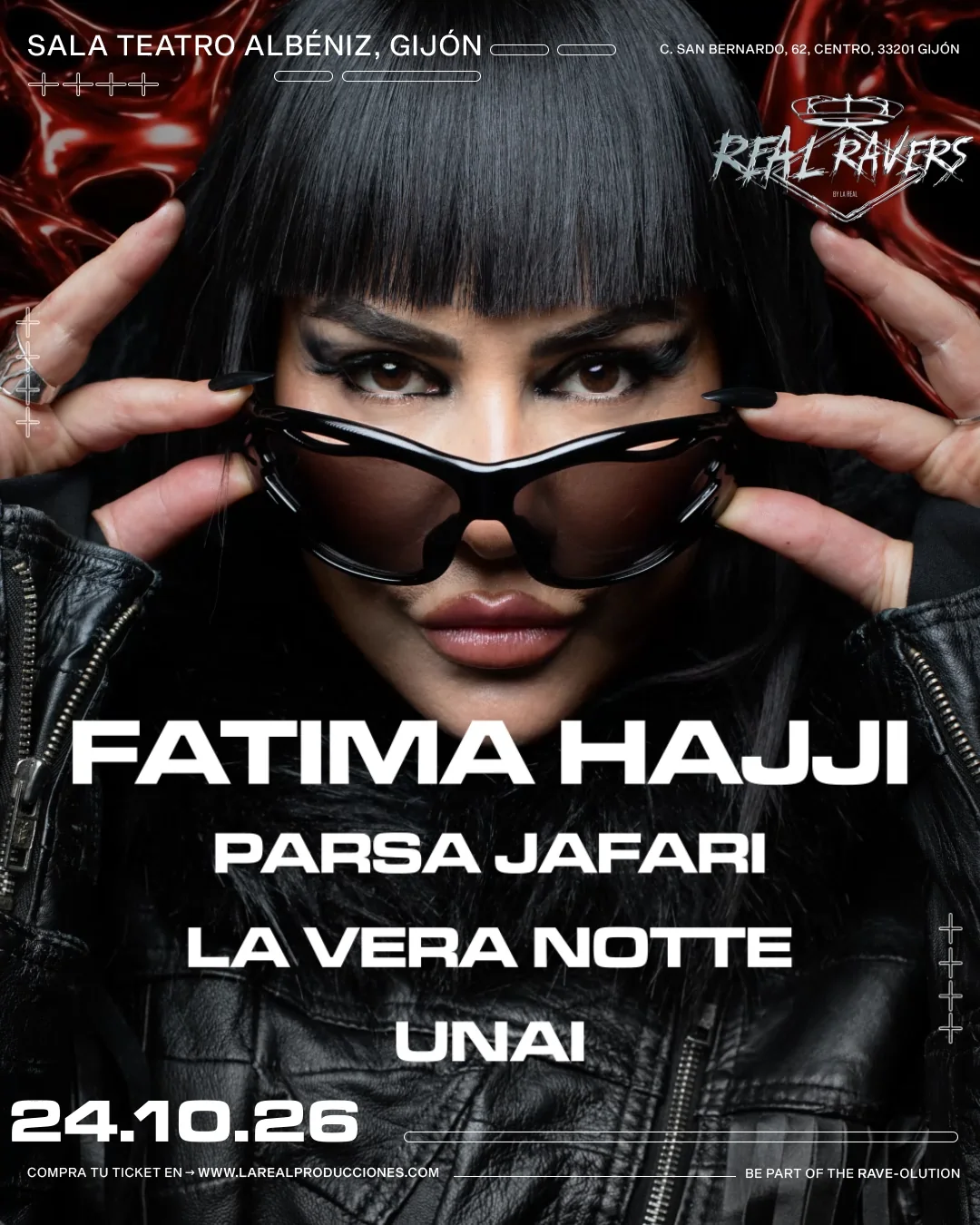 Real Ravers – Fatima Hajji – 24 octubre