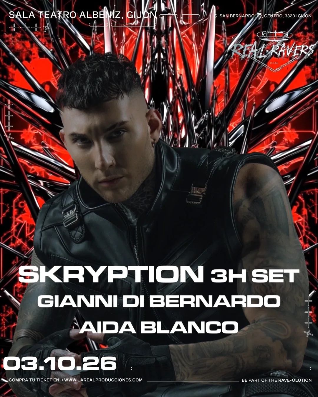 Real Ravers – Skryption 3h Set – 3 octubre