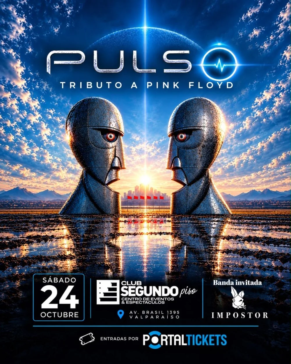 Pulso trae el universo de pink floyd a Valparaíso