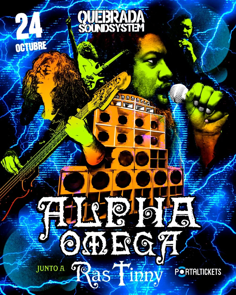 QUEBRADA SOUNDSYSTEM INTERNACIONAL PRESENTA ALPHA & OMEGA JUNTO A RAS TINNY EN EMPORIO ECHAURREN