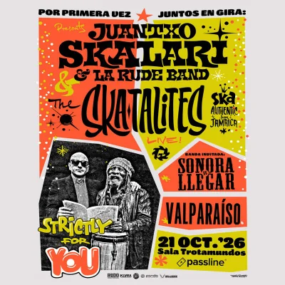 Juantxo Skalari & La Rude Band & The Skakalites, Sonora de Llegar en Trotamundos Valparaíso