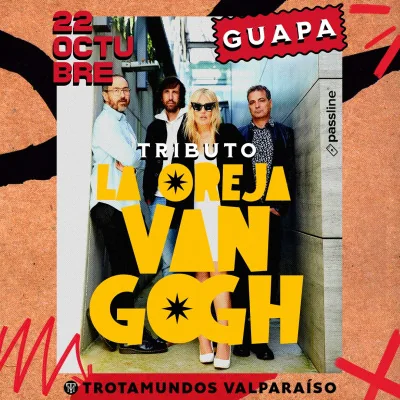 Guapa Tributo a La Oreja de Van Gogh en Trotamundos Valparaíso